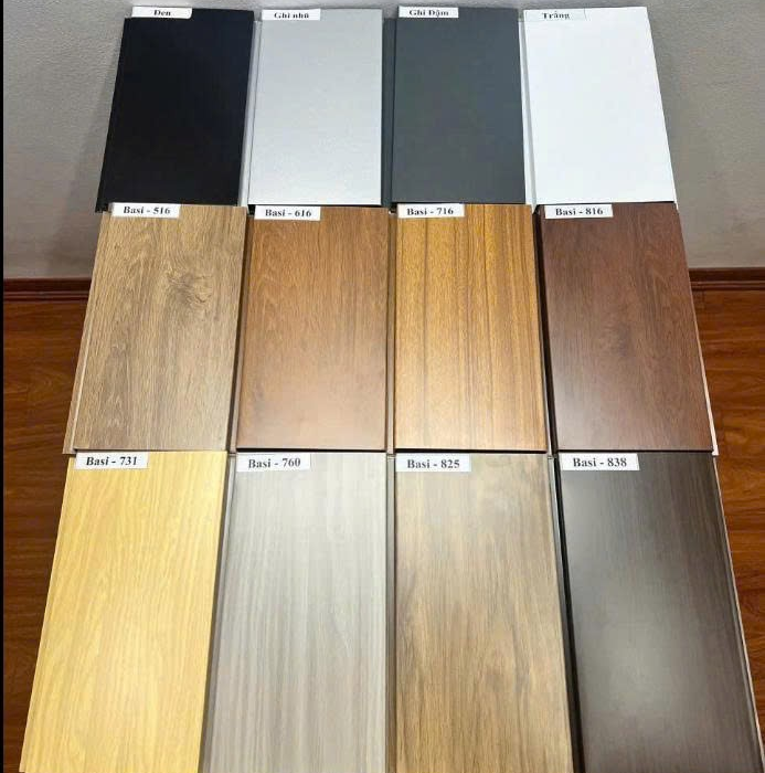 Tấm ốp trần hợp kim nhôm Basi